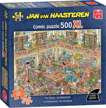 Puzzle Jumbo Jan van Haasteren Biblioteka 500 XL elementów (2051830)