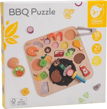 Puzzle drewniane Classic World Grill 21 elementów (6020018)