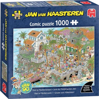Пазл Jumbo Jan van Haasteren Хай живе Середземне море! 1000 елементів (2051885)