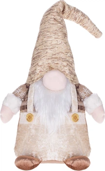 Новогодняя фигурка Springos CA0322 Гном с блестящим колпаком 35 см (5907719413822)