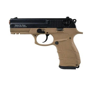 Шумовой сигнальный пистолет Aksa Arms AK15 CC-02 калибр 9 мм PAK (Beretta PX4 Storm) Tan/Black