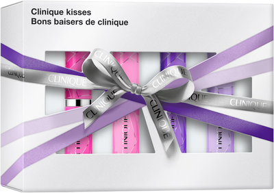 Zestaw kosmetyków do makijażu Clinique Kisses Pomadka do ust Nude Pop 3.8 g + Pomadka do ust Blush Pop 3.8 g + Pomadka do ust Fig Pop 3.8 g + Pomadka do ust Plum Pop 3.8 g (192333320594)