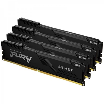 Оперативна пам'ять Kingston FURY 64 GB (4x16GB) DDR4 3200 MHz Beast (KF432C16BB1K4/64)