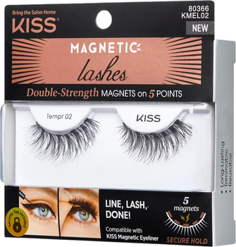 Rzęsy magnetyczne Kiss Tempt 1 para (731509803662)