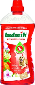 Uniwersalny środek czyszczący Ludwik z funkcją neutralizacji zapachu zwierząt domowych 1 l (5900498003437)