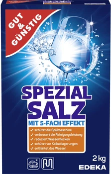 Сіль до посудомийних машин Edeka Gut & Gunstig Spezial Salz 2 кг (4311536956126)