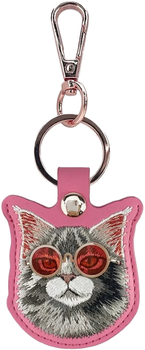 Чохол Nimmy для локатора Glasses Cool and Cute Cat Pink (6971080318818)