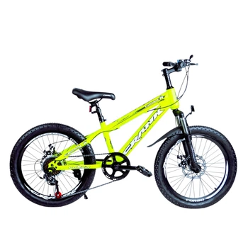 Детский спортивный велосипед 20 дюймов Corso Crank (Салатовый)