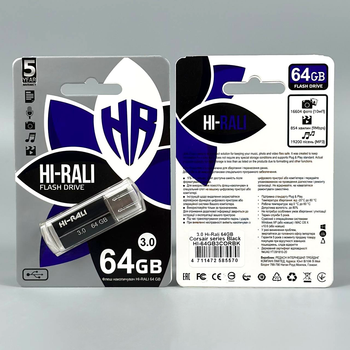 USB флешка 64Gb USB 3.0 для хранения информации Hi-Rali Corsair