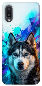 Чехол для Galaxy A02 с принтом Husky magic