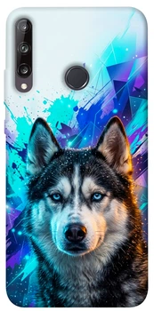 Чехол для Huawei P40 Lite E с принтом Husky magic