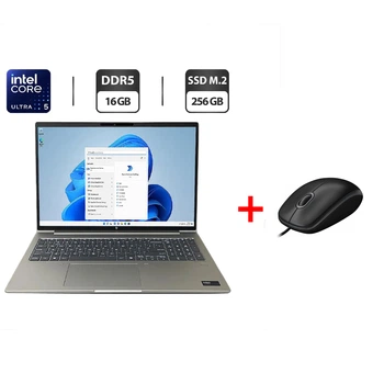 Ультрабук HP EliteBook 660 G11 / 16" (1920x1200) IPS / Intel Core Ultra 5 135U (12 (14) ядер по 1.6 - 4.4 GHz) / 16 GB DDR5 / 256 GB SSD M.2 / Intel Graphics / WebCam б/в + Подарунок Дротова миша / USB