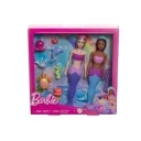 Zestaw 2 lalek Syrenki Mattel Barbie z morskimi zwierzatkami i akcesoriami (194735221400)