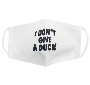 Многоразовая 4-х слойная защитная маска I dont give a duck размер 3 7-14 лет MiC (mask2NEW) (153186)