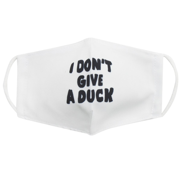 Багаторазова 4-х шарова захисна маска I dont give a duck розмір 3 7-14 років MiC (mask2NEW) (153186)