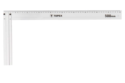 Кутник будівельний TOPEX, алюмінієвий, 500x235мм (00128818)
