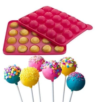 Силиконовая форма для Кейк попс (CAKE POPS) 23х19см 20 ячеек