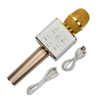Микрофон Q-7 Wireless Gold.(ws82372) Цвет: золотой(4350)