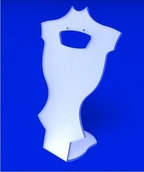 Подставка под бижутерию PlasticMarket "Шея" на 1 цепочку и пару серег (BJ-71)