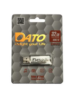 Флеш-накопичувач DATO USB 2.0 DS7012 32Gb silver (DS7012S-32G)