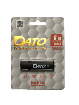 Флеш-накопичувач DATO USB 2.0 DS7006 8Gb black (DS7006B-08G)