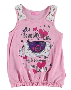 Майка LC Waikiki 104 см Розовая (T-shirt girl -106-0)