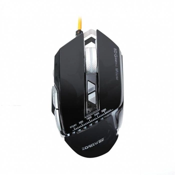 Компьютерная проводная игровая мышь с подсветкой RBC GX10 Чёрная 46035
