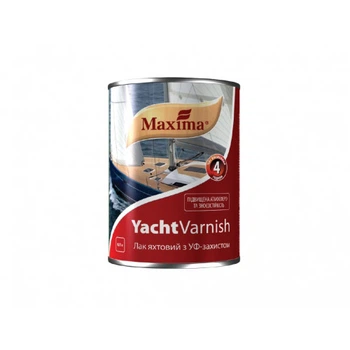 Лак яхтный алкидный Maxima полуматовый