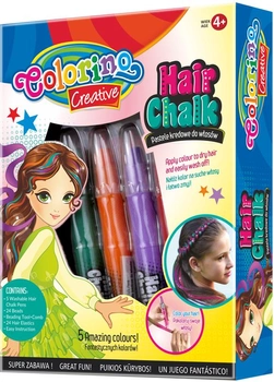Подарочный набор Colorino для декора волос 5 стандартных смываемых оттенков (37015PTR) (5907620137015)