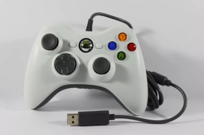 Проводной геймпад Microsoft Xbox U360 Белый