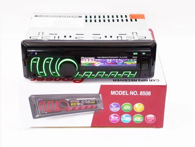 Автомагнітола Pioneer 8506 1DIN MP3 з RGB підсвіткою