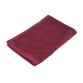 Махровое полотенце для ног GM Textile 30х50см 400г/м2 (Бордовый)