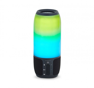 Портативна bluetooth колонка з кольоровою підсвіткою Pulse 3 black