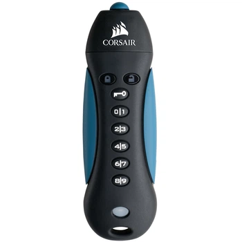 Флеш-накопитель USB3.0 16GB Corsair Flash Padlock 3 with Keypad, Secure 256-bit hardware AES encryption (CMFPLA3B-16GB)