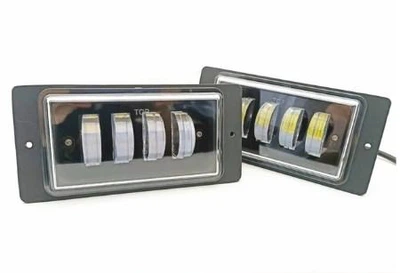 Протитуманні фари в бампер LED Ваз 2110, 2111, 2112 з лінзами