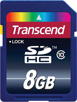 Карта памяти Transcend SDXC/SDHC Class 10 8Gb