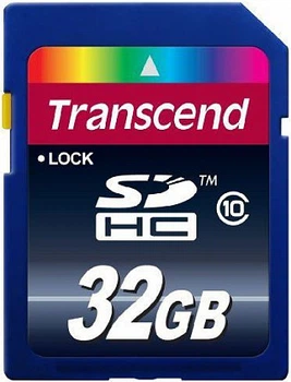 Карта памяти Transcend SDXC/SDHC Class 10 32Gb