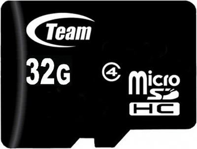 Карта пам'яті Team microSDHC class 4 32Gb SD adapter