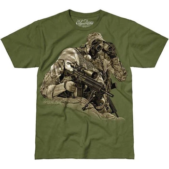 Футболка 7.62 Lighting's Hand Military Green S Зелений (762-017-566MG)