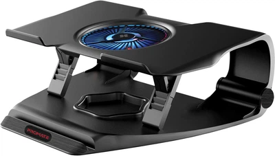 Охлаждающая подставка для ноутбука Promate FrostBase Black (frostbase.black)