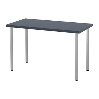 Комп'ютерний стіл IKEA LINNMON / ADILS 120x60 см синій сріблястий 392.141.80