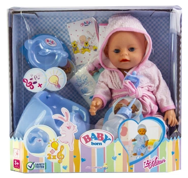 Кукла Baby Born Bathrobe с аксессуарами и музыкальным горшком