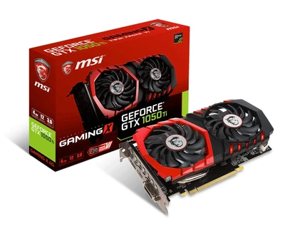Видеокарта GeForce GTX1050Ti OC MSI GAMING 4Gb DDR5 128bit DVI/HDMI/DP 1493/7108 MHz GTX 1050 Ti GAMING X 4G
