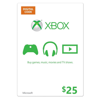 Подарочная карта Xbox Live / Gift Card пополнение бумажника счета своего аккаунта на сумму 25 usd US-регион