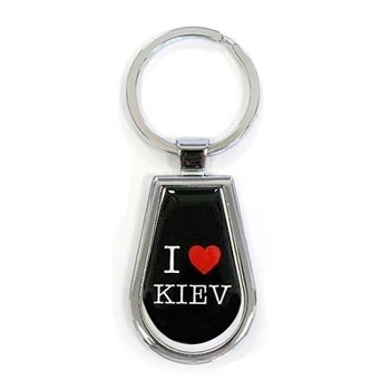 Брелок "I Love Kiev", чорний
