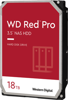 Жесткий диск Western Digital Red Pro NAS 18TB 7200rpm 512MB WD181KFGX 3.5" SATA III