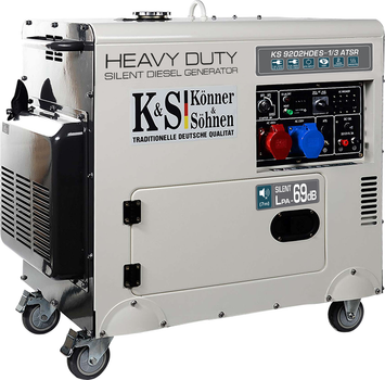 Генератор дизельний Konner&Sohnen KS 9202HDES 1/3 ATSR