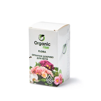 Добриво Rima Agri для Квітів - Organic Rise Flora 0.1 кг - Гумат Калію - Паста-Концентрат 180 г/кг