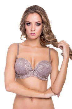 Бюстгальтер push-up gel подвійний Lormar 75B Кава (Corteccia) (18460)