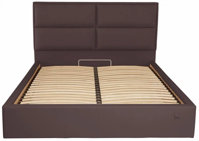 Кровать Sheffield Comfort 120 х 200 см Fly 2231 С подъемным механизмом и нишей для белья Темно-коричневая